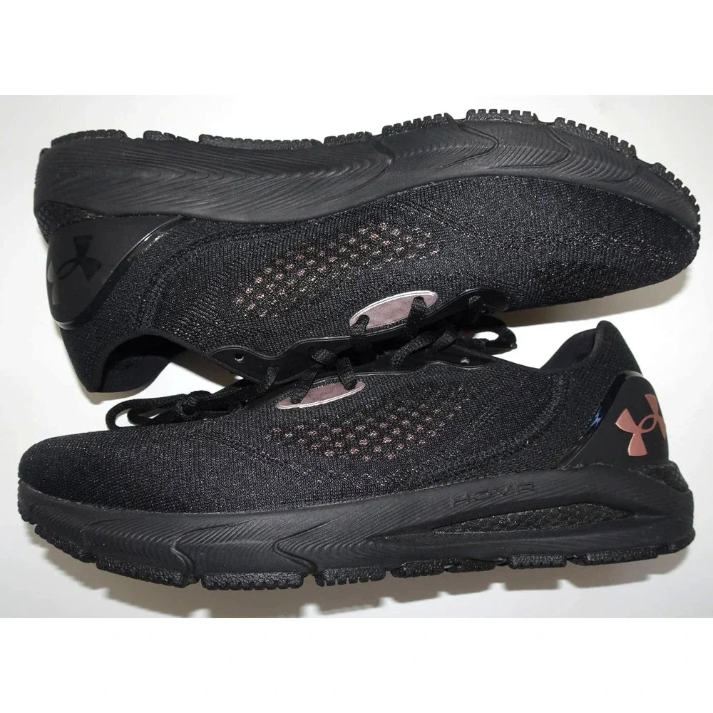 Under Armour Women's HOVR Sonic 5, Size 9, Black/Rosegold - Picture 2 of 13
